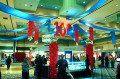 Amazing ceiling work with cluster columns, balloon sculptures, vinyl swags and more. Whether your ceiling is 8 ft high or 28 feet high, our ceiling decorations will bring your party's theme closer to your guests while offering a stunning visual display of originality, from Montreal's Pret-A-Party