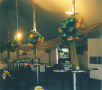 A tent's interior is usually as much in need of decor as is your standard ceiling. That is why we positioned some balloon bouquets and vinyl swags to help make this tent's interior a little warmer and more colourful. Montreal's Pret-A-Party